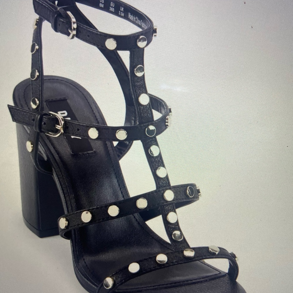 DKNY HANZ T STRAP MULE WITH STUDS - Picture 10 of 13